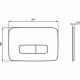 Πλακέτα Χειρισμού Ideal Standard Oleas M1 R0115A6 Μαύρη Διπλή Πλακέτα Χειρισμού Ideal Standard Oleas M1 R0115A6 Μαύρη Διπλή